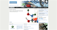Desktop Screenshot of elementis-specialties.com
